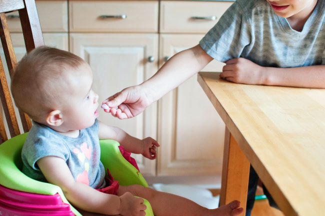 Niños y frutos secos